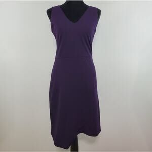 Love...Ady Deep V Asymmetrical Sleeveless Drees